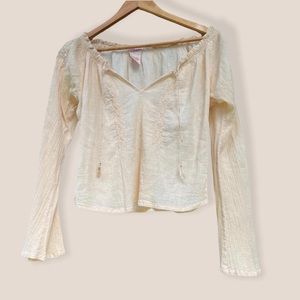 Vintage 90s Y2K Guess Boho Style Blouse